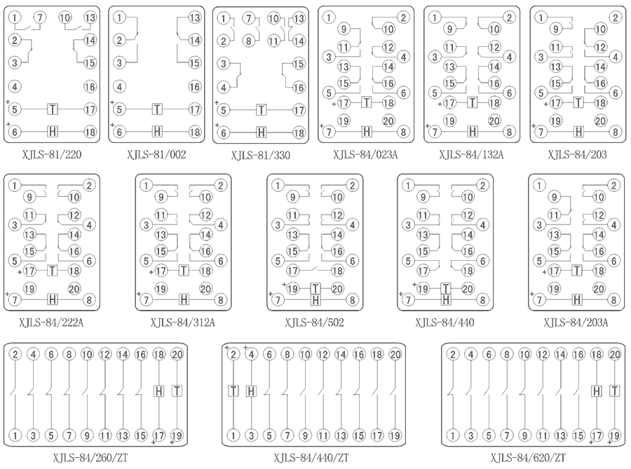XJLS-84/440/ZT內部接線圖